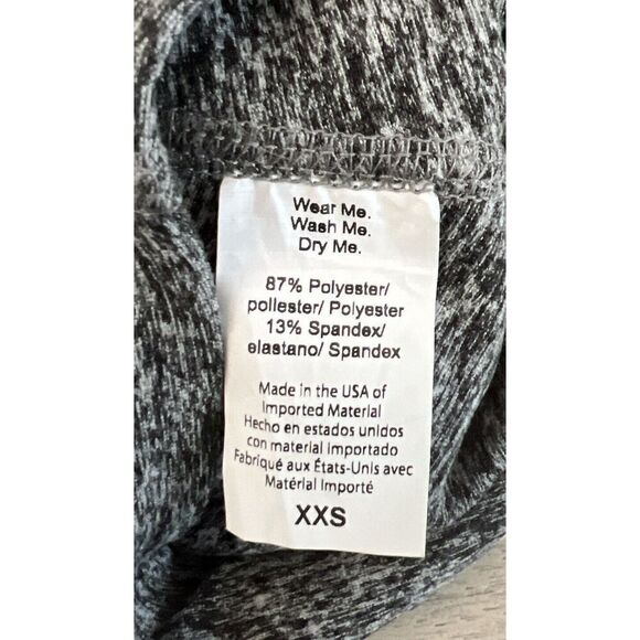 Beyond Yoga SD5054 Women Sz XXSmall Spacedye Black High Waisted Biker Shorts - Picture 6 of 6